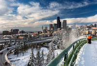 Seattle Washington Snow