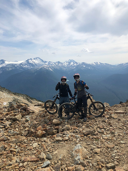 Eric, Kyle, Top of the world trail, Whistler Canada