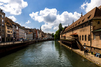 Strasbourg France: Pont du Corbeau bridge (where photo was taken)