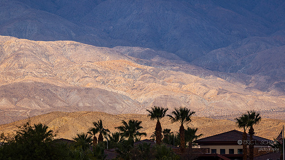 Coachella Valley Preserve Hills- View NE from Desert Willow Resort