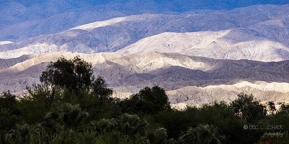 Coachella Valley Preserve Hills- View NE from Desert Willow Resort