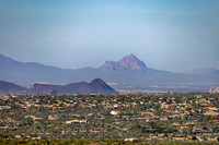 Tucson Arizona- View looking west over North Tucson from Linda Vista Trail