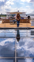 Zaltbommel (Bommel) Netherlands: Viking Alruna River Cruise skylight reflection