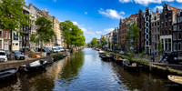 Amsterdam- Panorama of canal