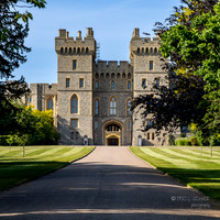 Windsor Castle England- Long walk road to castle