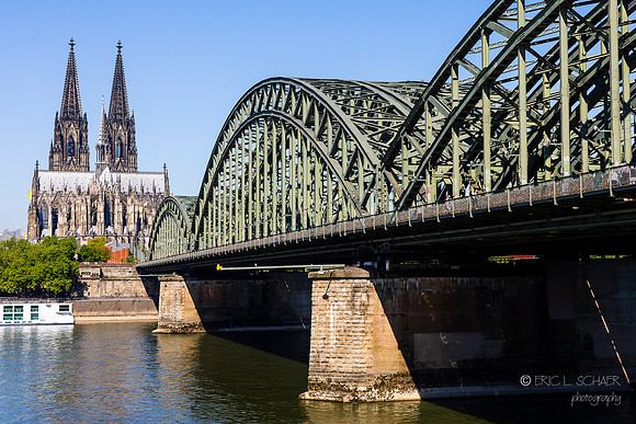 Cologne, Germany: Hohenzollern Bridge & Cologne Cathedral