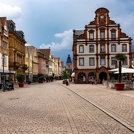 Speyer Germany- altpörtel (old gate) tower in background