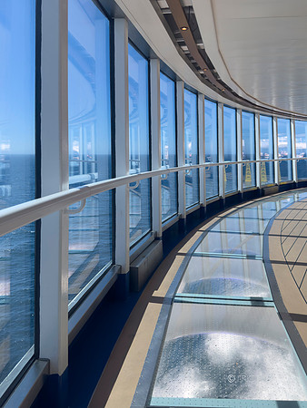 Glass floor- Princess Cruise to Alaska