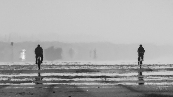 Bikes on beach- Ocean Park Washington