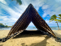 Hawaii: Halau Wa'a Canoe House: Ala Kahakai Trail- Honokohau Cove