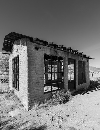 January- Old Building Palm Canyon: Palm Springs Calif: Agua Caliente, Cahuilla Indian Reservation