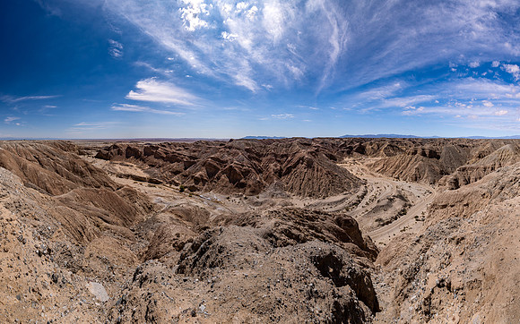 Anza- Borrego Desert- Borrego Salton Sea, Looking South along Hwy S22