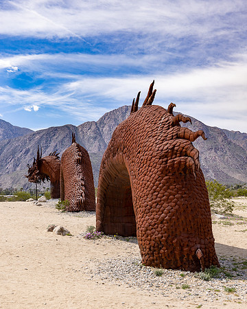 Artist Ricardo Breceda- Borrego Springs Serpent Sculpture