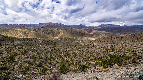 Anza-Borrego Desert Landscape- Palm Desert- Randall Henderson Trail