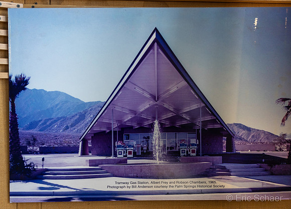 Old Photo Architect Albert Frey- Orig. Tramway Gas Station 1965 (now Visitor Center)