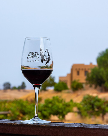 2021, California, Central Coast, Paso Robles, Wild Coyote Winery, Wine Glass, Winery, Winery' Manucci Winery
