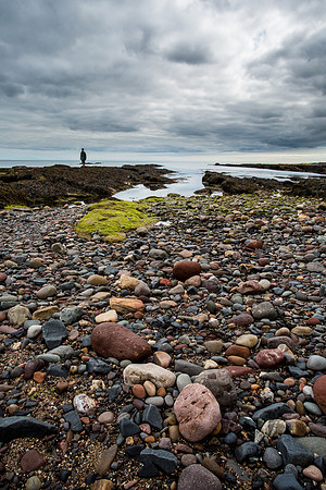 Beach next to St Andrews Castle
