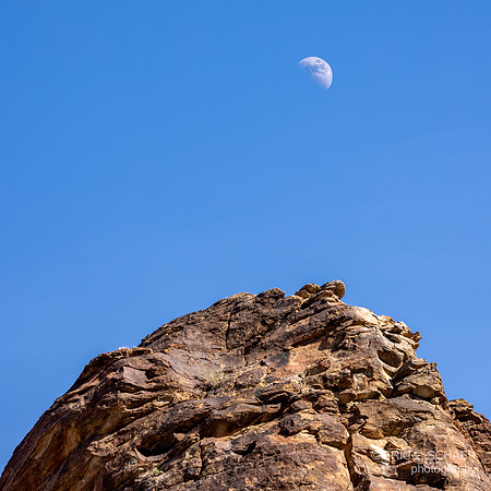 January- Rock Formation: Andreas Canyon, Palm Springs Calif.