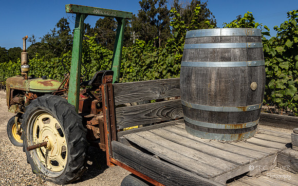 Peacock Cellars Winery- Old Tractor