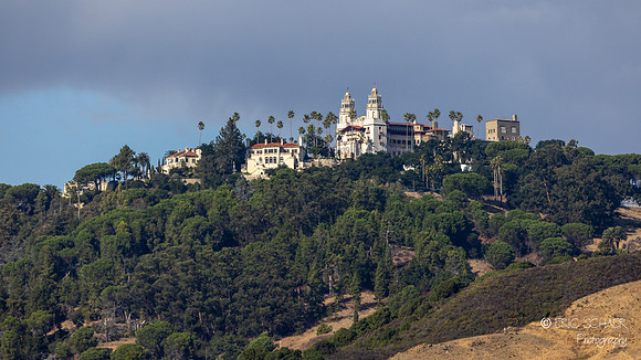 San Simeon- Hearst Castle view from below