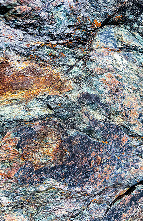 San Luis Obispo- Rock Detail: Reservoir Canyon Natural Reserve