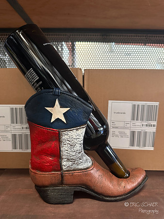 San Luis Obispo- Boot wine holder