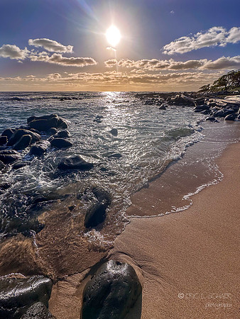 I-Phone: Lydgate Beach Park- Looking East at Wailua Bay