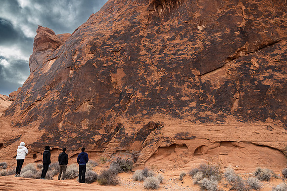 Nevada- Valley of Fire Landscape Petroglyphs