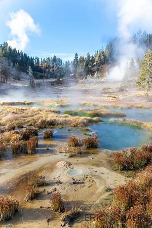 2020, Geyser, "Hayden Valley", Morning, "Mud Volcano", September, Water, Wyoming, Yellowstone, hot