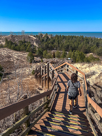 April: I-Phone- Indiana Dunes National Park Trail