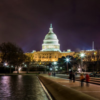 Capital at night- Washington DC