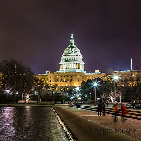 Capital at night- Washington DC