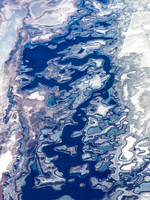Seattle to Phoenix flight: Eastern Oregon Snow: Ground Textures