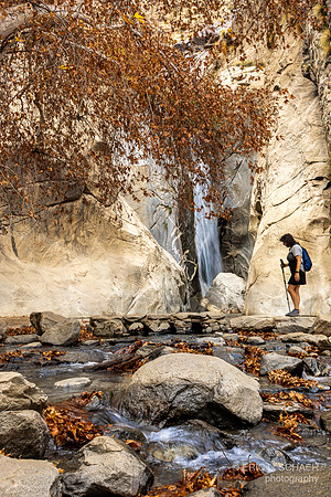 January, Tahquitz Falls- Tahquitz Creek, Tahquitz Canyon Trail- Palm Springs Calif.,