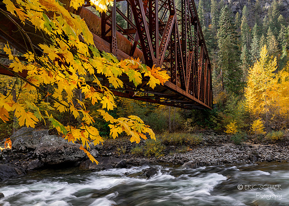Leavenworth Washington- Wenatchee River Tumwater Canyon Bridge