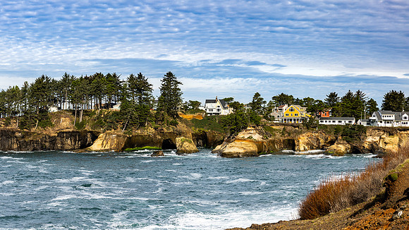 March: Depoe Bay Oregon: Central Oregon Coast