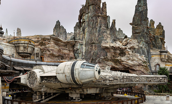 Millennium Falcon, Star Wars Land, Disneyland Anaheim CA