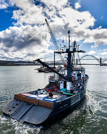 March: Newport Oregon: Central Oregon Coast