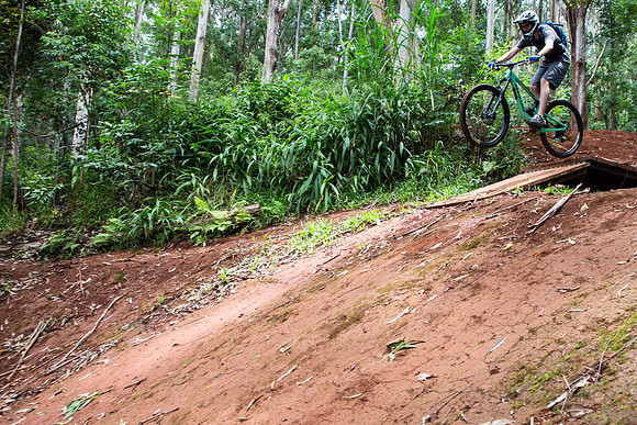 Kyle, Makawao Forest Reserve, Maui, Santa Cruz Mt Bike
