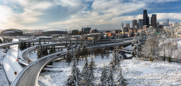 Seattle Washington Snow