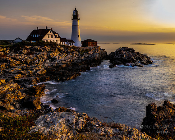 Portland ME: Portland Head Lighthouse at Sunrise