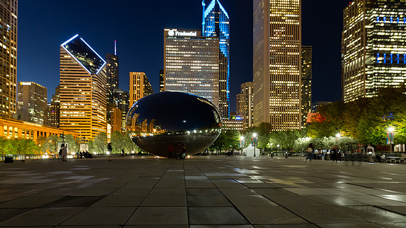 Chicago IL, Cloud Gate, Millennium Park