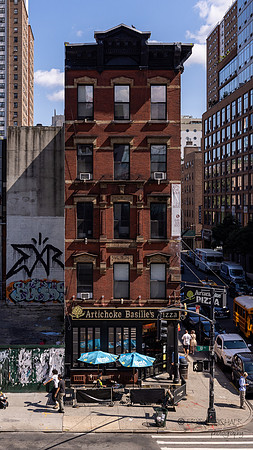 View from High Line Elevated Park & Walkway