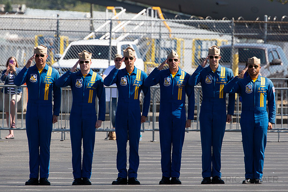 Blue Angels Pilots Seattle WA, Museum of flight