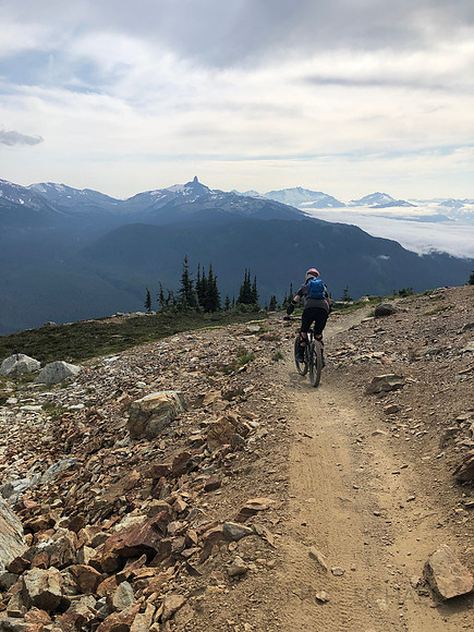 Kyle, Top of the world trail, Whistler Canada