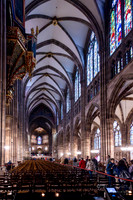 Strasbourg France: Strasbourg Cathedral:  Considered to be among the finest examples of Rayonnant Gothic architecture: Construction started 1015- finished 1439