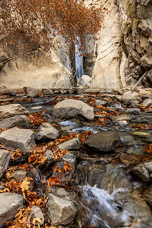January, Tahquitz Falls- Tahquitz Creek, Tahquitz Canyon Trail- Palm Springs Calif.,